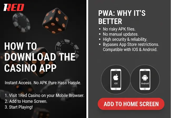 Download 1Red Casino App for UK Players